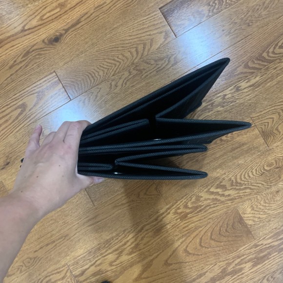 2 x 11” Fabric Bin, black checkered - Picture 5 of 5